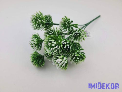 Fehérlő zöld 5 ágú mű bokor 28 cm