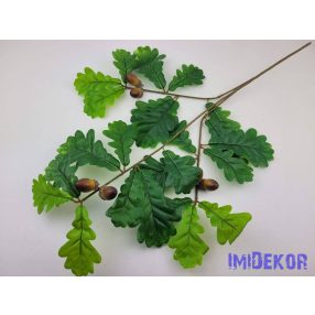 Makkos leveles műzöld ág 64cm - Zöld