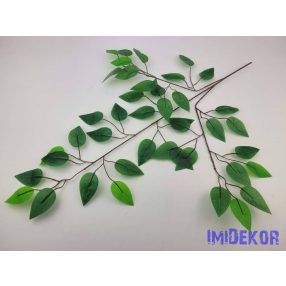 Fikusz mű leveles ág 62 cm - Világos Zöld