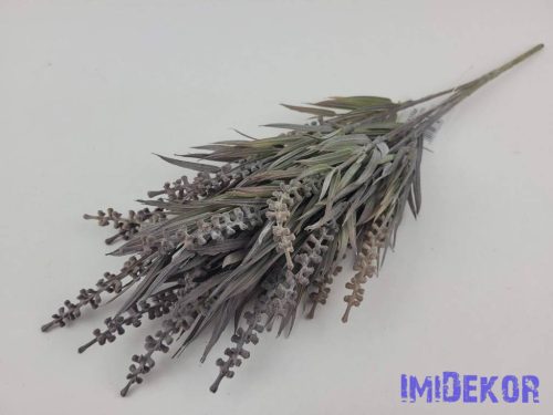 Fürtös leveles mű 5 ágú hamvas bokor 39 cm - Sötét