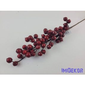 Bogyós ág 63cm - Piros