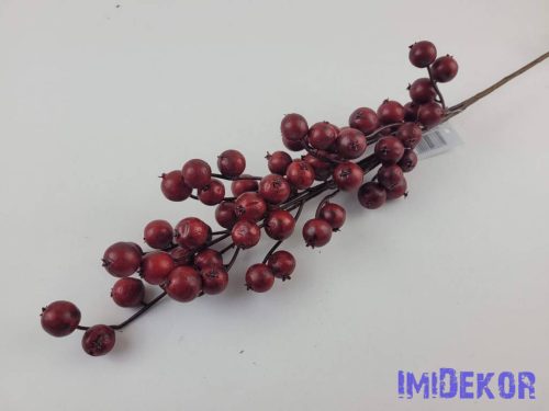 Bogyós ág 63cm - Piros