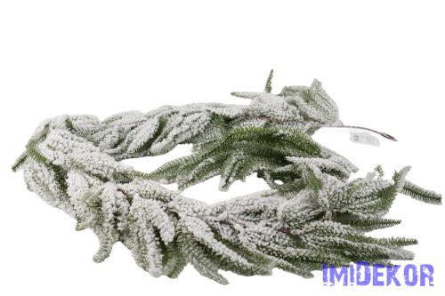 Fenyő girland havas 170 cm