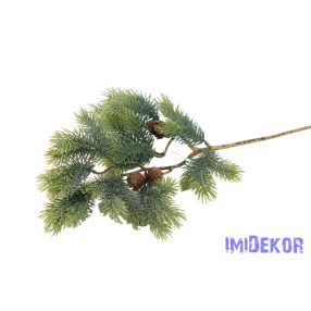Fenyő ág tobozzal 53cm - Hamvas