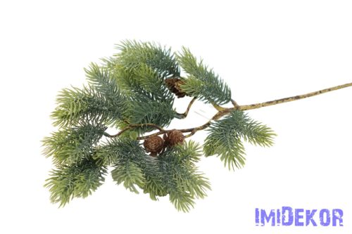 Fenyő ág tobozzal 53cm - Hamvas