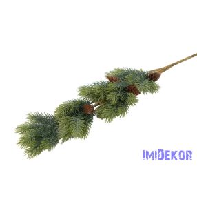 Fenyő ág tobozzal 63cm - Hamvas