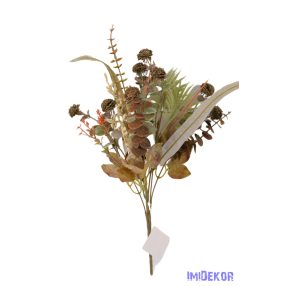 Őszi 7 ágú vegyes bokor 34cm - Sötét