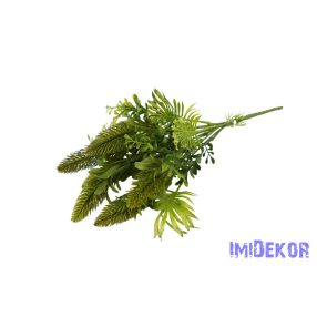 Bogáncsos műzöld bokor 38cm - Zöld