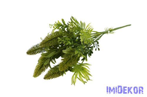 Bogáncsos műzöld bokor 38cm - Zöld