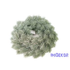 Fenyő koszorú hamvas 28 cm