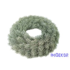 Fenyő koszorú hamvas 37 cm