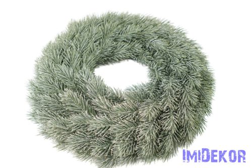 Fenyő koszorú hamvas 37 cm