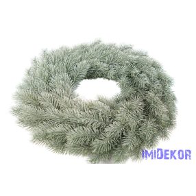 Fenyő koszorú hamvas 50 cm