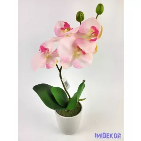 Cserepes gumi orchidea 39 cm - Rózsaszínes