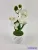 Cserepes gumi orchidea 22 cm - Fehér
