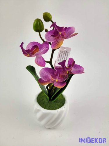 Cserepes gumi orchidea 22 cm - Világos Lilás