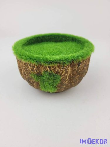 Tűzhető műfüves kaspó M8,5cm - 98