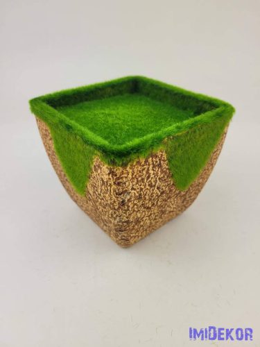 Tűzhető műfüves kaspó M8,5cm - 100