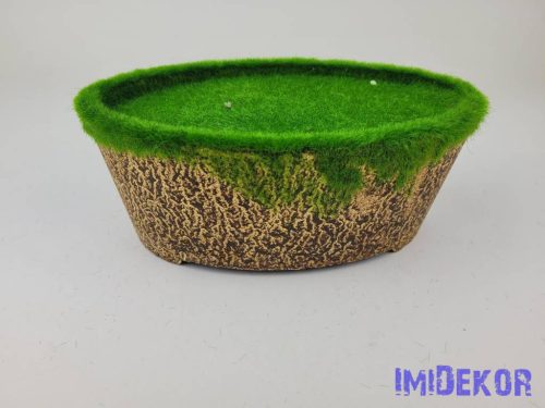 Tűzhető műfüves kaspó M8,5cm - 101