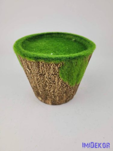 Tűzhető műfüves kaspó M8,5cm - 102