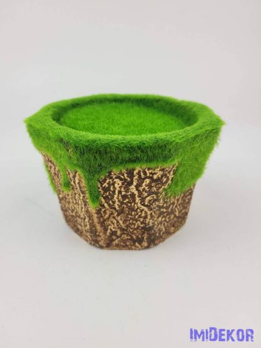 Tűzhető műfüves kaspó M8,5cm - 103
