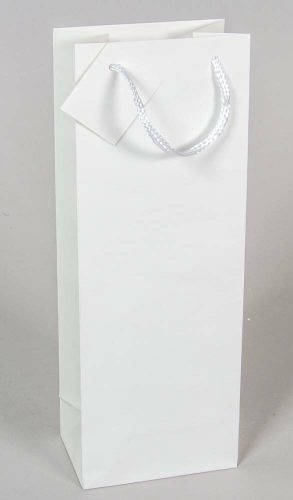 Italos tasak fehér kraft ajándék tasak 13x36cm