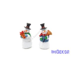 Hóember figura kalapos