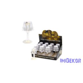 LED álló lámpás melegfényű 6,2x11,6cm - Csíkos