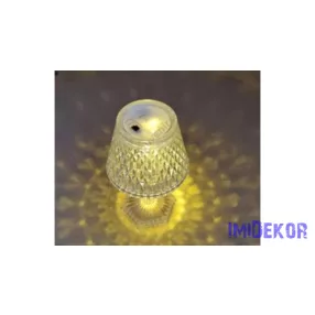 LED álló lámpás melegfényű 6,2x11,6cm - Pikkelyes