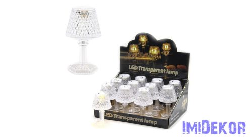 LED álló lámpás melegfényű 6,2x11,6cm - Pikkelyes