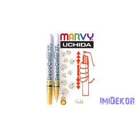 Marvy DecoColor lakkfilc tűhegyű 120S - Arany