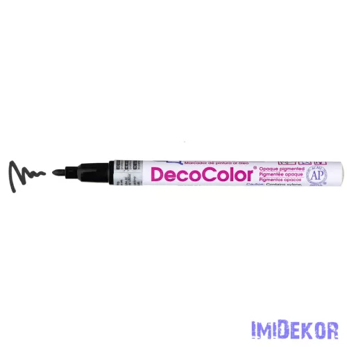 Marvy DecoColor lakkfilc vékony 200S - Fekete