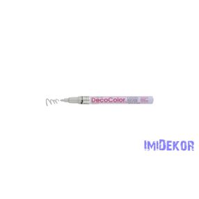 Marvy DecoColor lakkfilc vékony 200S - Ezüst