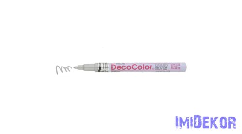 Marvy DecoColor lakkfilc vékony 200S - Ezüst
