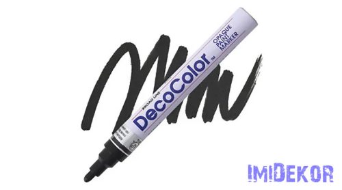 Marvy DecoColor lakkfilc vastag 300S - Fekete