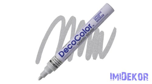 Marvy DecoColor lakkfilc vastag 300S - Ezüst