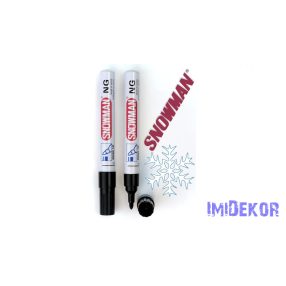 Snowman alkoholos filc vastag NG - Fekete