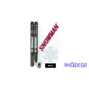 Snowman alkoholos filc vékony OPM - Fekete
