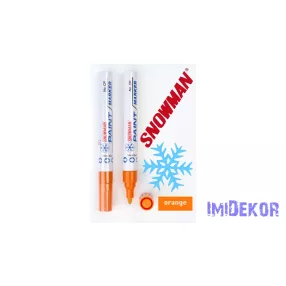 Snowman lakkfilc vastag CP - Narancssárga