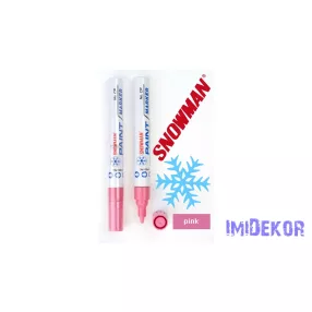 Snowman lakkfilc vastag CP - Rózsaszín