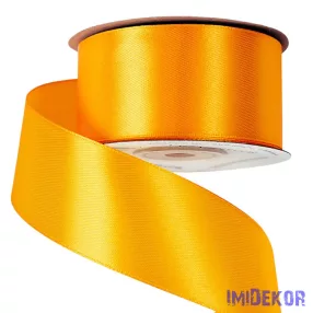 Szatén szalag 38 mm x 22.86 m - Sötét Citromsárga