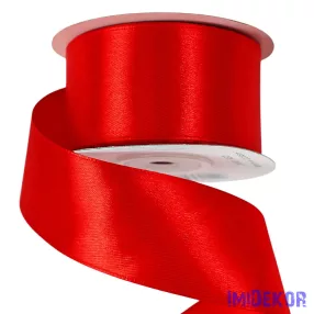 Szatén szalag 38 mm x 22.86 m - Piros