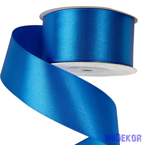 Szatén szalag 38 mm x 22.86 m - Királykék