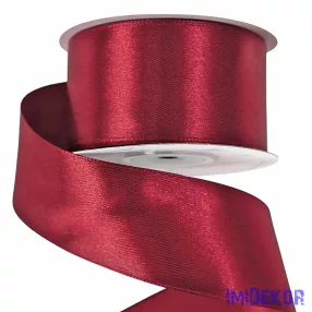 Szatén szalag 38 mm x 22.86 m - Borvörös