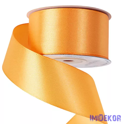 Szatén szalag 38 mm x 22.86 m - Pasztell Narancs