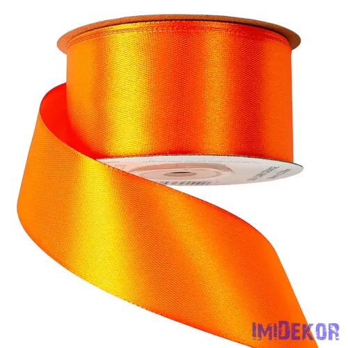 Szatén szalag 38 mm x 22.86 m - Sötét Narancssárga