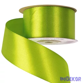 Szatén szalag 38 mm x 22.86 m - Teazöld