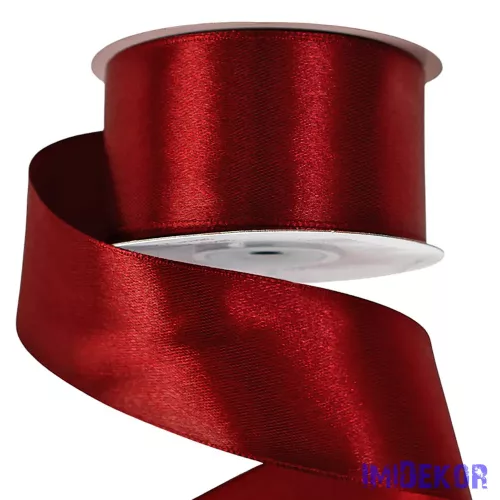 Szatén szalag 38 mm x 22.86 m - Bordó