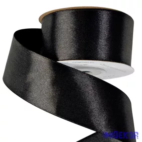Szatén szalag 38 mm x 22.86 m - Fekete