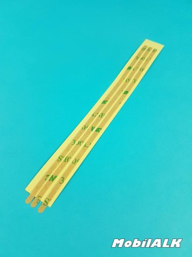 3MM széles Ragasztócsík telefon kijelző javító kétoldalú öntapadós keretragasztó 3 x 15,5CM